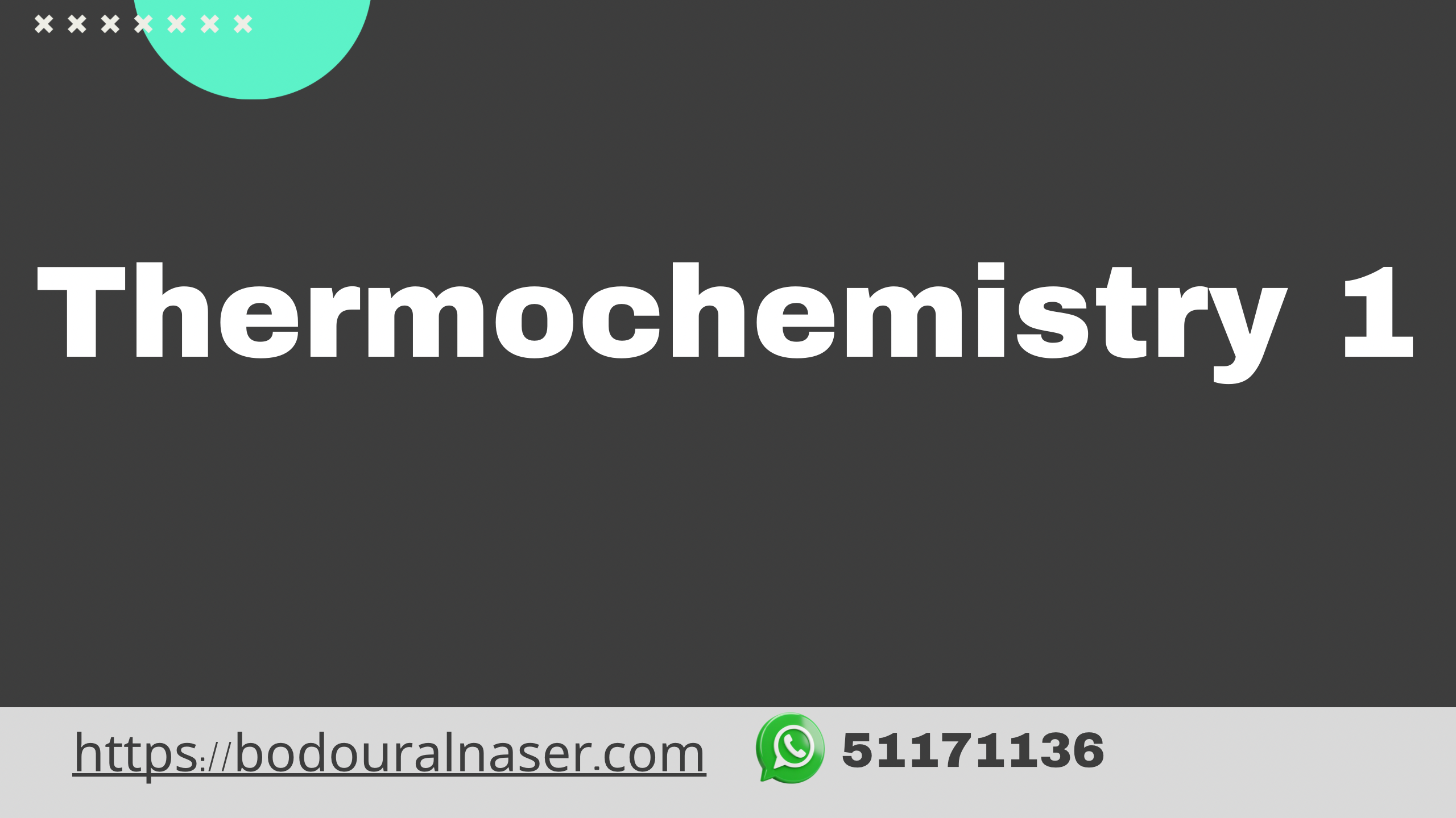 Thermochemistry-many videos