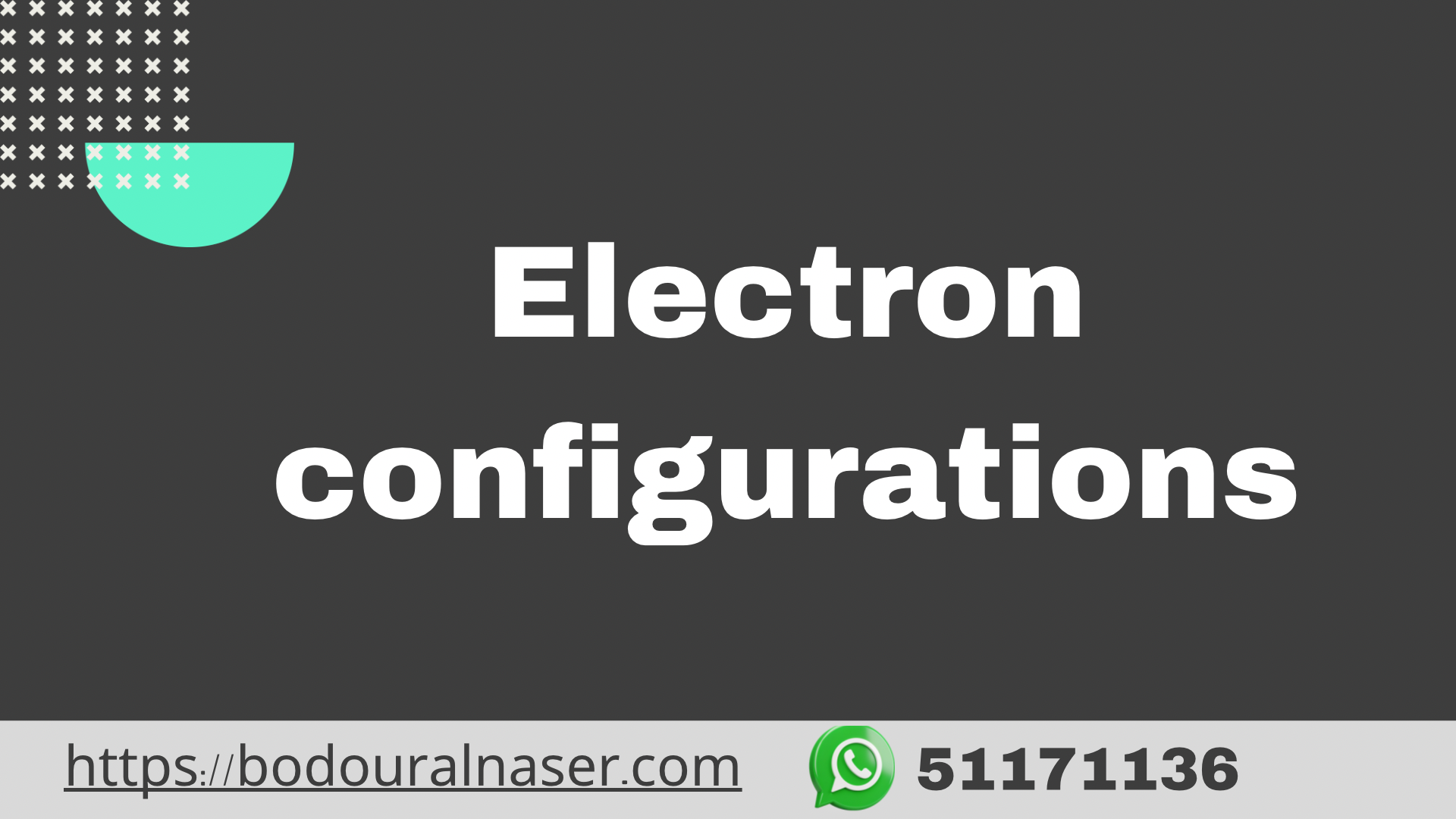 Electron configurations