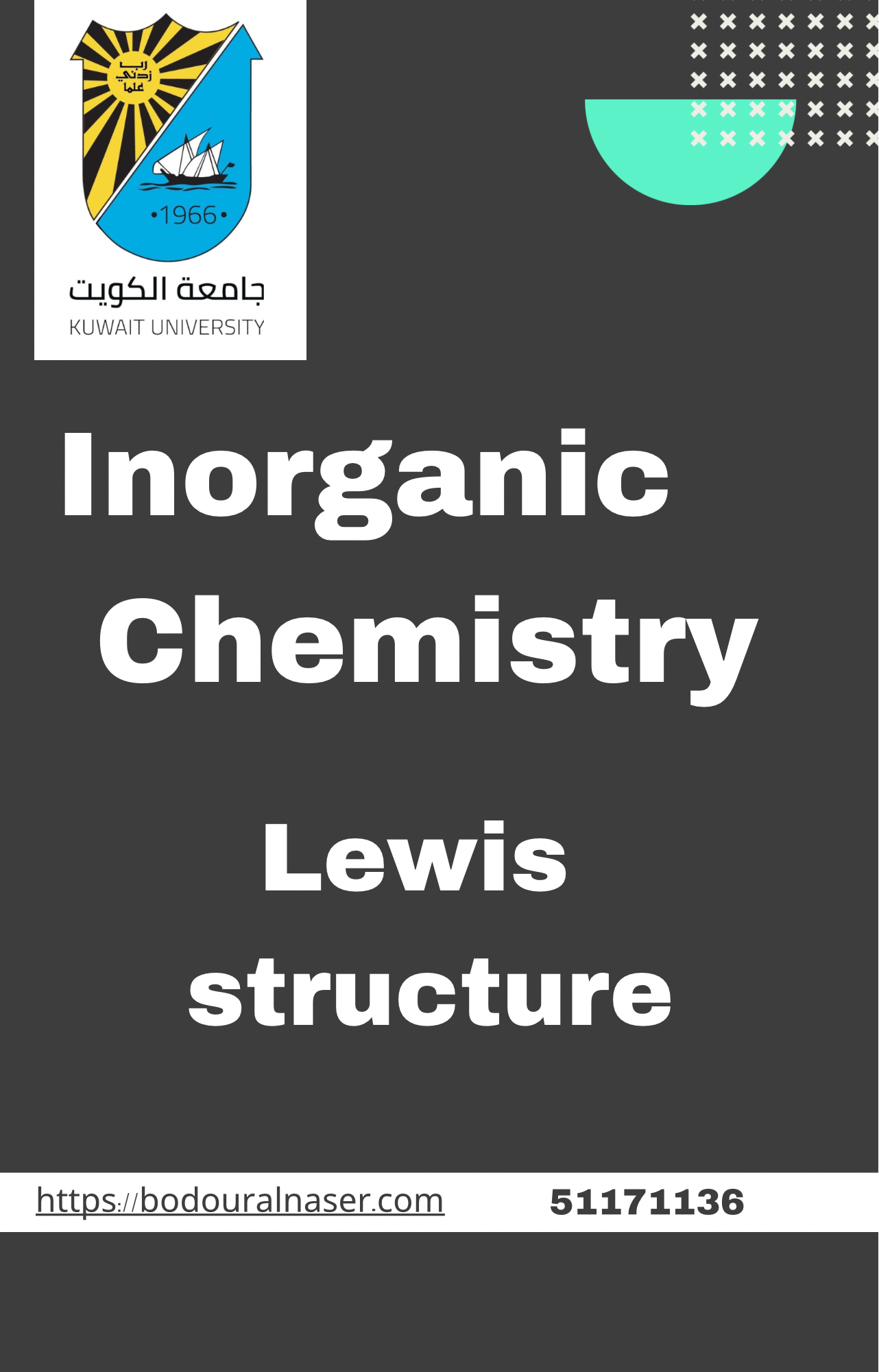 Kuniv – Inorganic Chemistry- Lewis structure & resonance.
